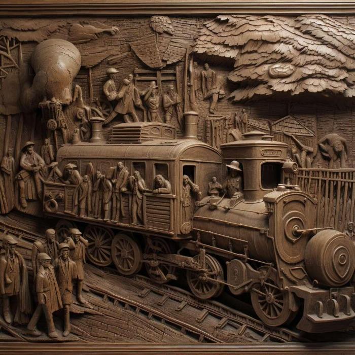 Games (The Last Train 2, GAMES_18742) 3D models for cnc
